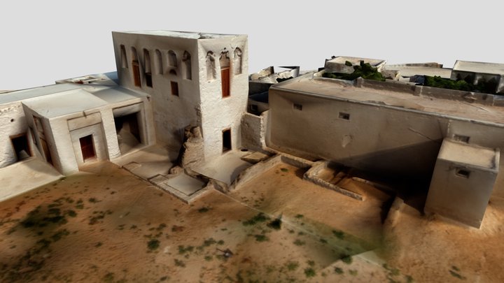 Pearl merchant Omran house - Al-Jazirah Al Hamra 3D Model