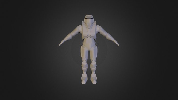 Personal Project Halo 3D Model