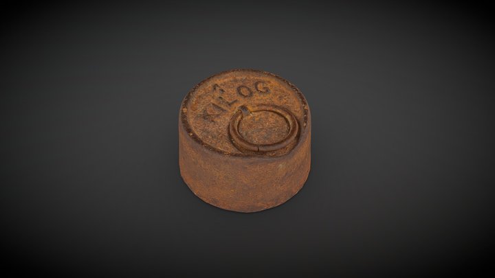 Pesa d'1kg 3D Model