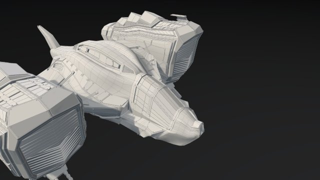 Spaceship 3D Model
