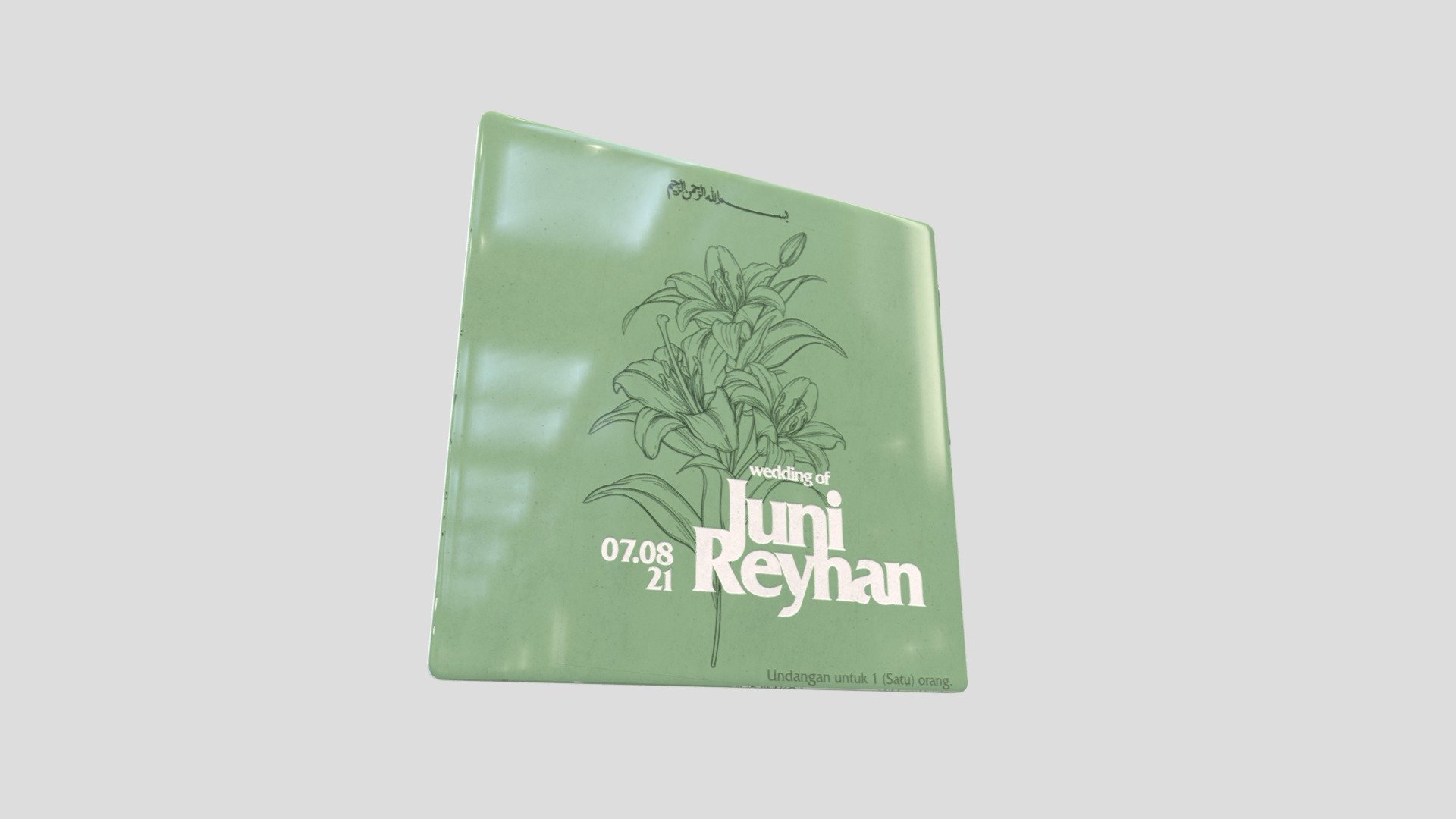 Juni&Reyhan Wedding Invitation