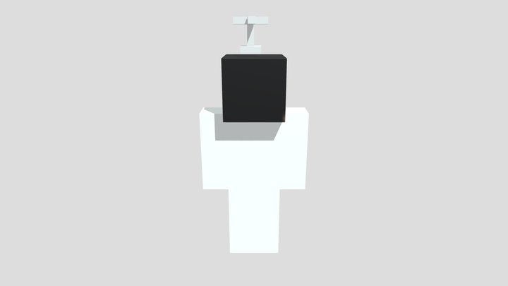 Nobita with bamboocopter 3D Model