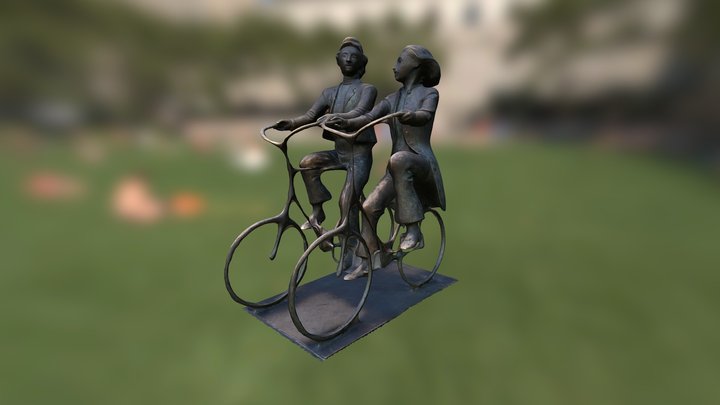 Two plus two equals one Sculpture 3D Model