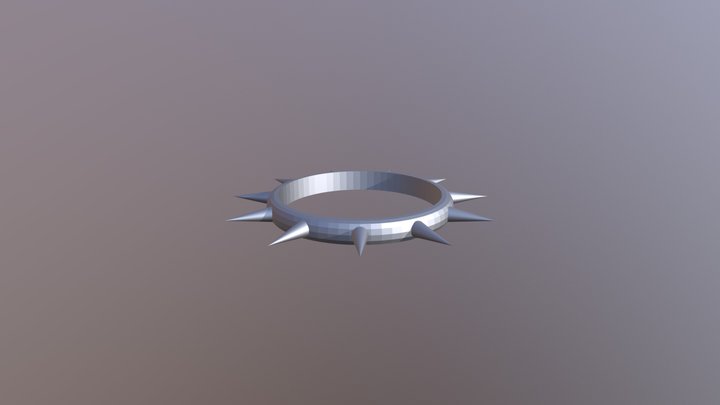 Spiked Ring 3D Model