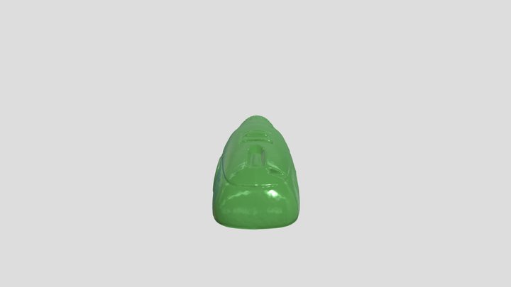 Green Drill Top Half 3D Model