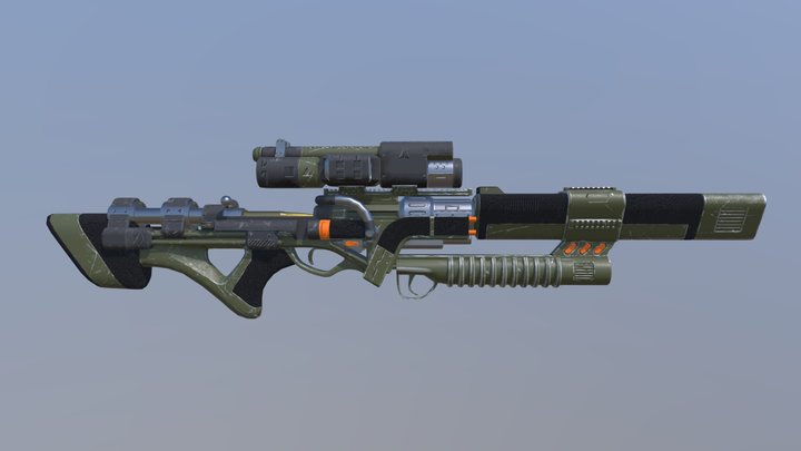Concept gun 3D Model