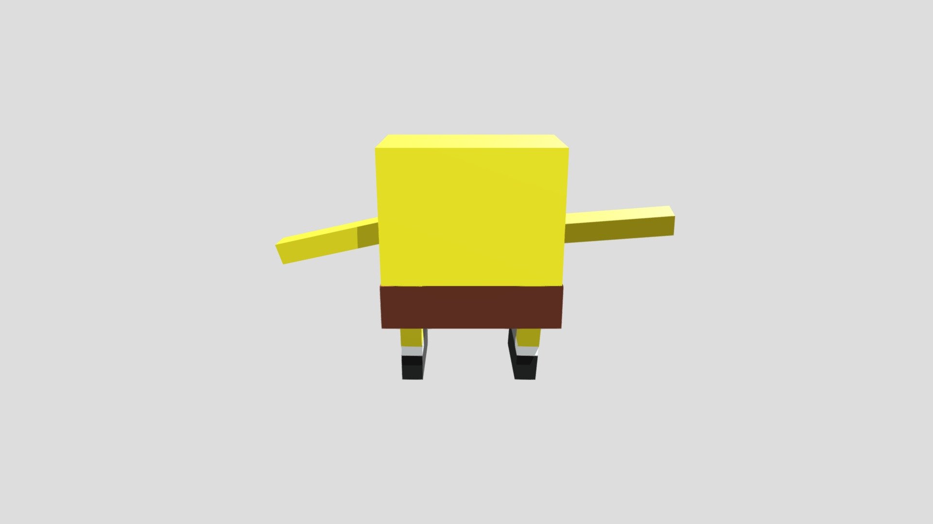 SPONGEBOB — Sketchfab embed 3D viewer