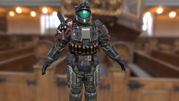ODST Dante 3D Model