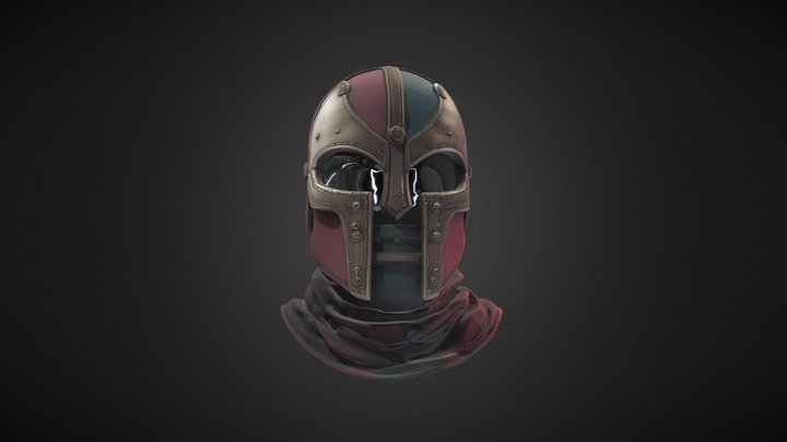 Spartan Ski Mask 3D Model