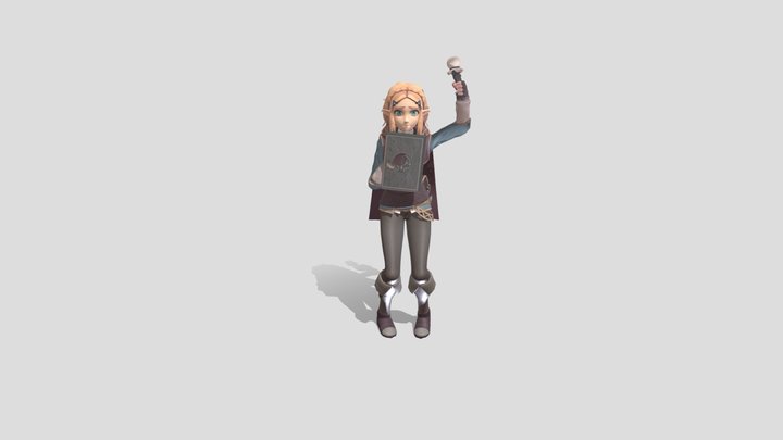 Zelda Animation Set 3D Model