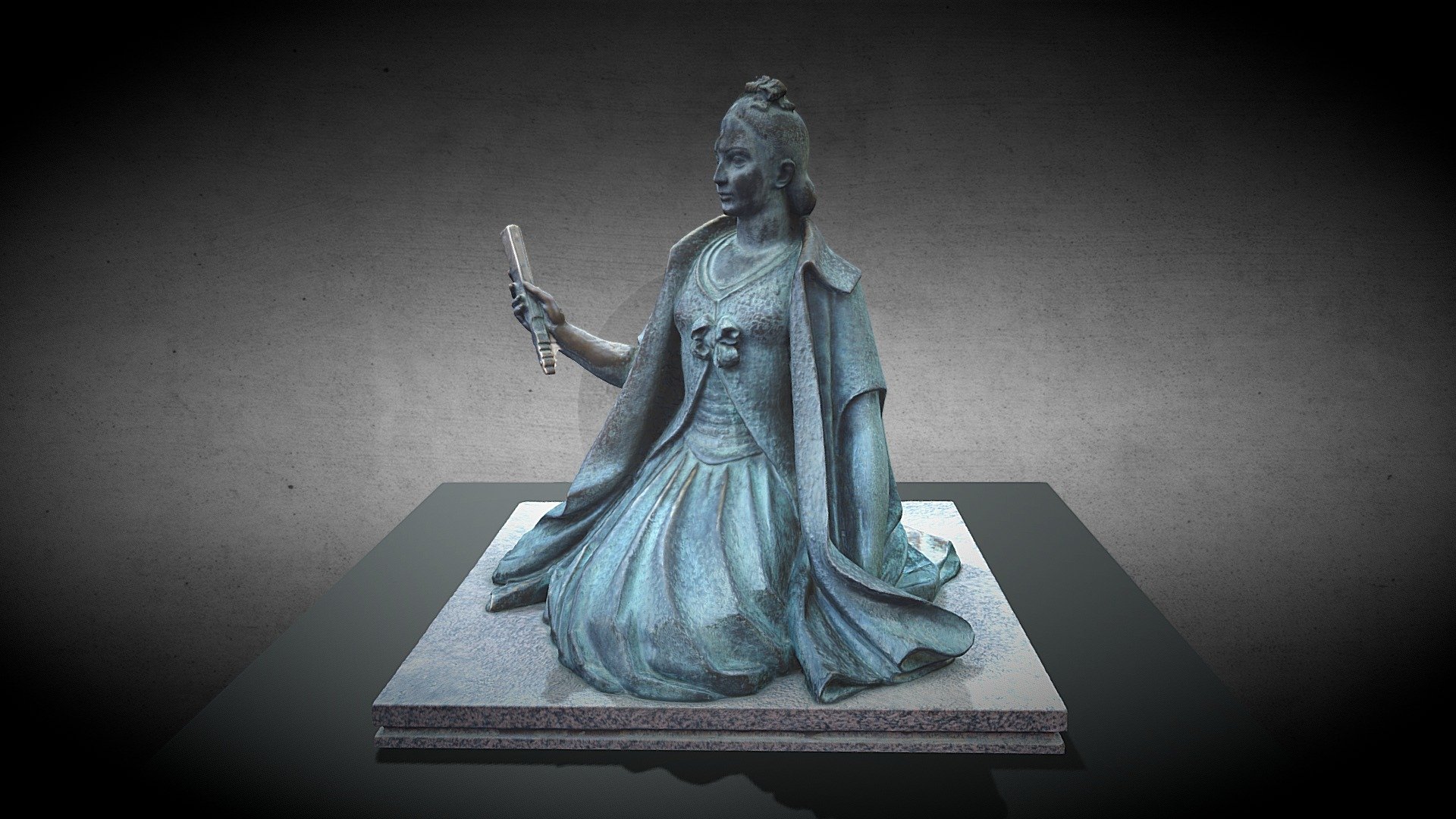 MAJA CON ABANICO — Sketchfab embed 3D viewer