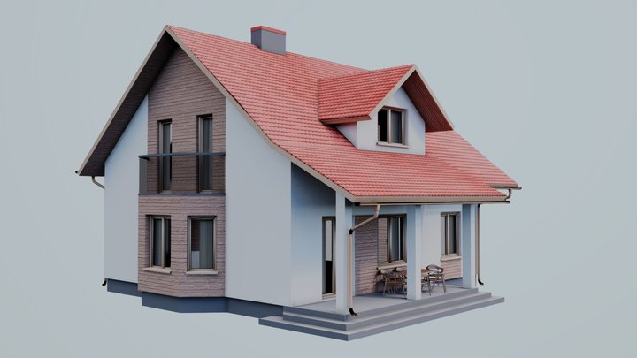 Final House 3D Model