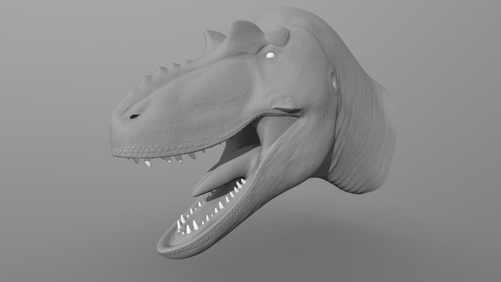 Gorgosaurus bust 3D Model