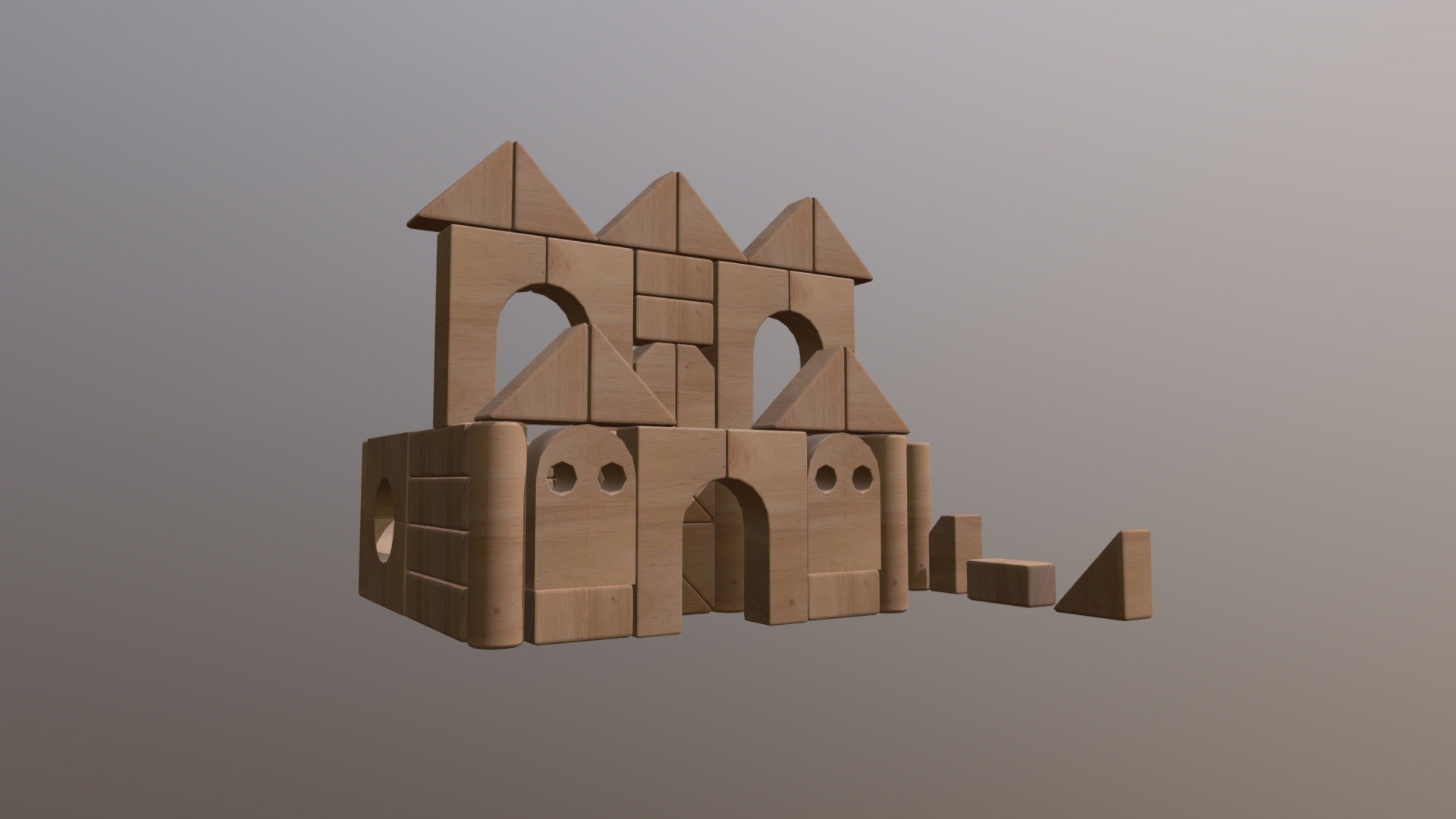 Advanced Unit Block Castle Download Free 3D model by itsemma [20eb2e3