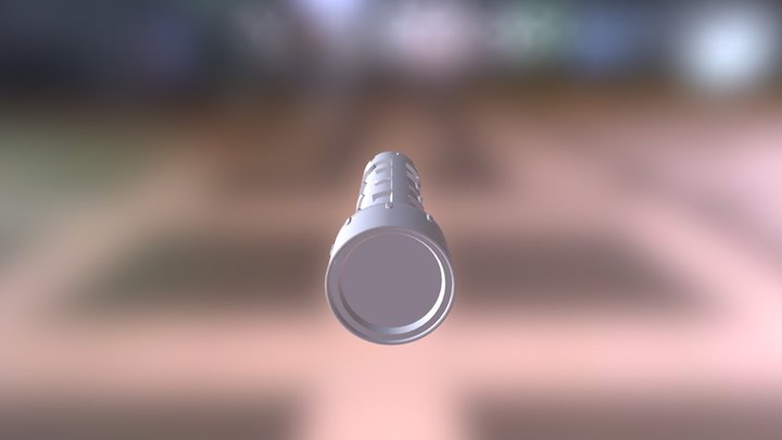 Torch Low Poly 3D Model