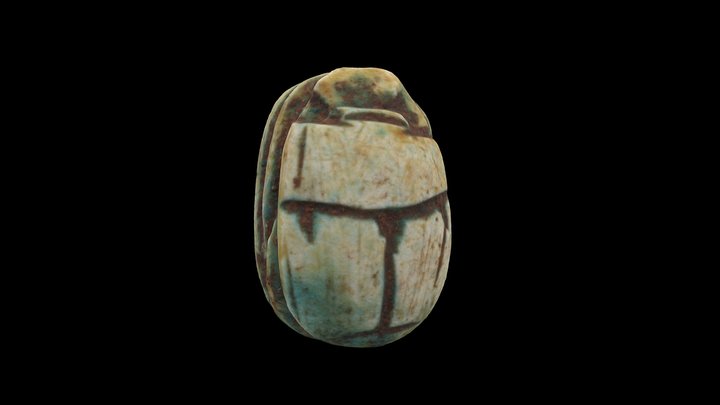 Egyptian Scarab Replica 3D Model