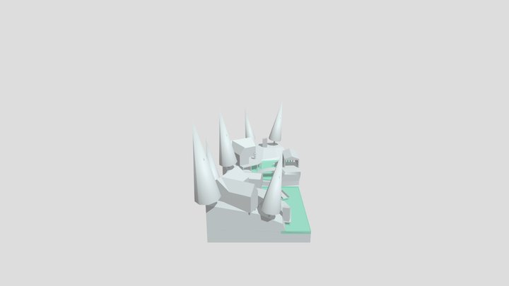 Forest Loner - Blockout 3D Model