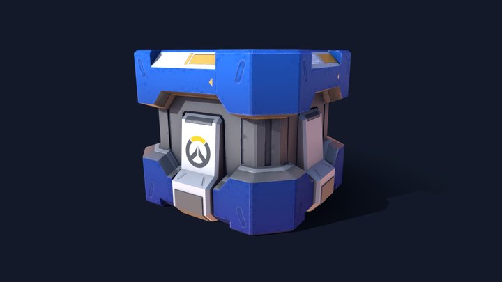 Overwatch Uprising Lootbox 3D Model