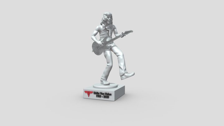 Eddie Van Halen - 3Dprintable 3D Model