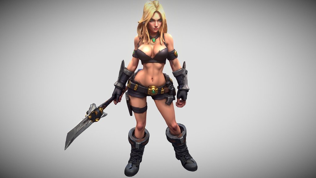Out Of The Purgatory Blonde Warrior
