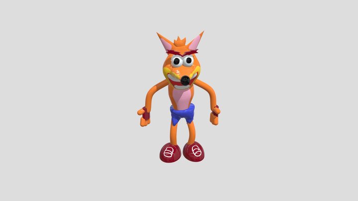 Crash Bandicoot. – Modelo 3D gratuito STL