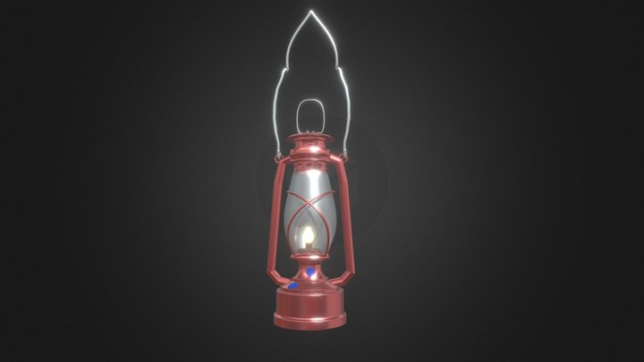 OLD VILLAGE  LAMP MODEL 3D Model