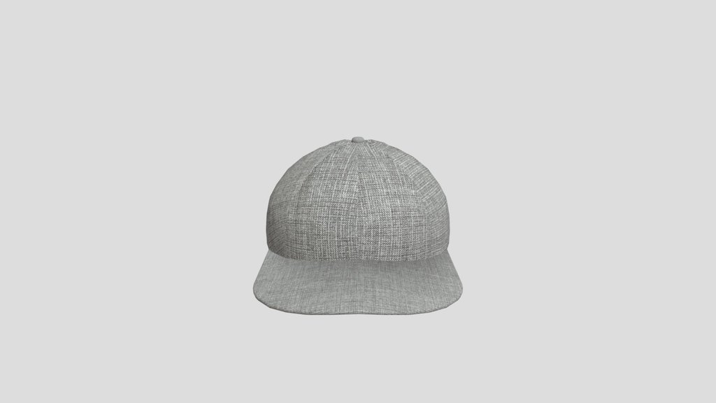 Baseball Cap With Grey Fabric
