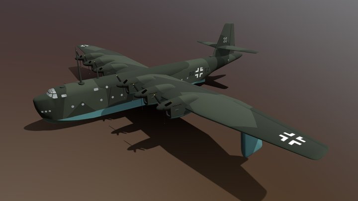 Blohm & Voss BV 238 – Modello 3D gratuito STL