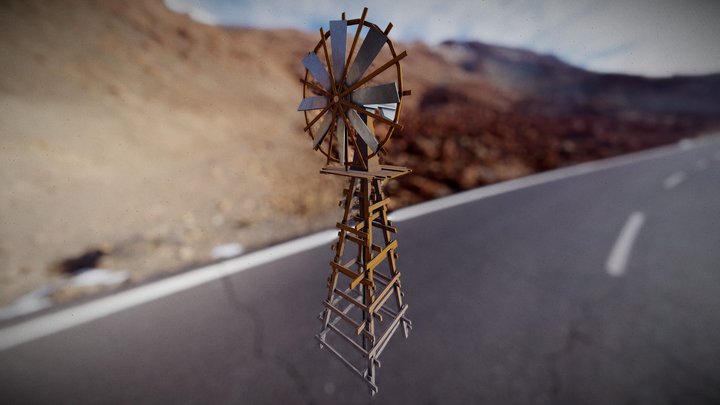 Windmill – Modello 3D gratuito STL