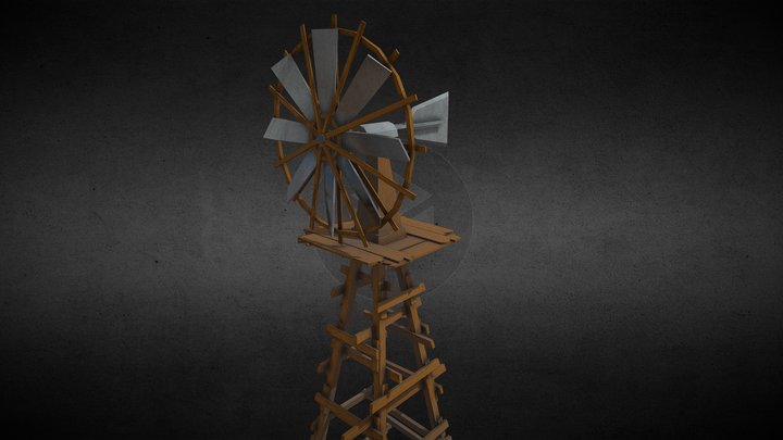 Windmill 3D Model