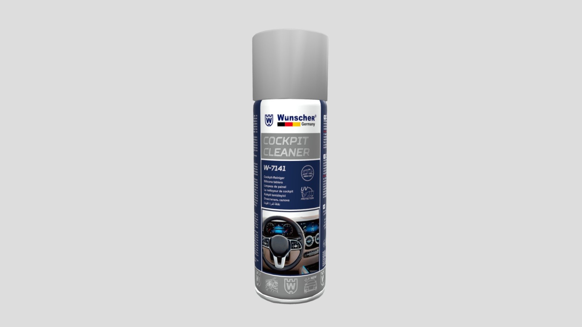 W7141 Cockpit Cleaner — Sketchfab embed 3D viewer