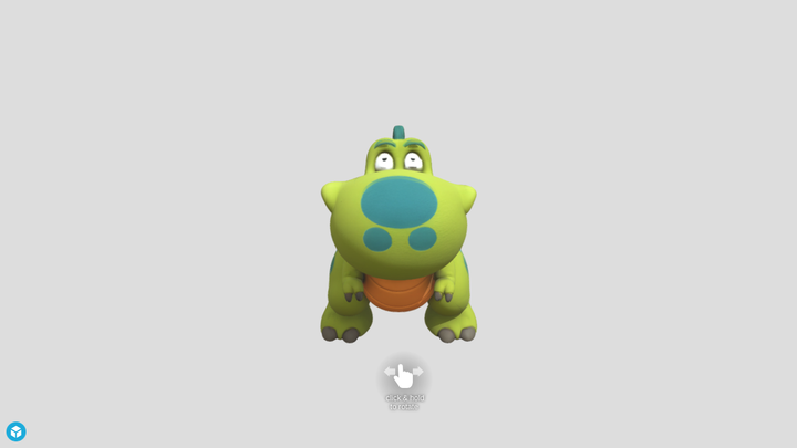 Plush Green Dinosaur - Meshi vs SupaVoxel