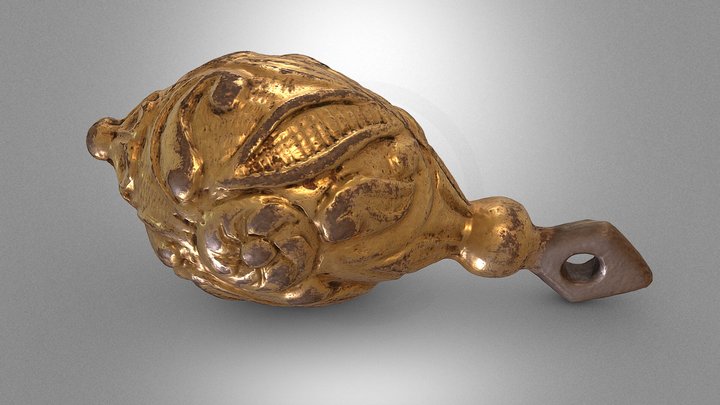 Brass “kontusz” knob
