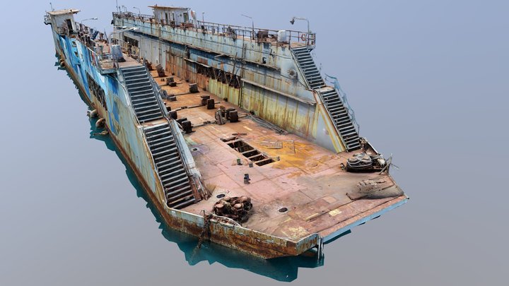 DOK 9, Cres shipyard - with interiors 3D Model