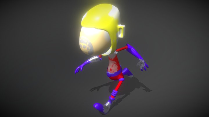 Space Man character 3D Model