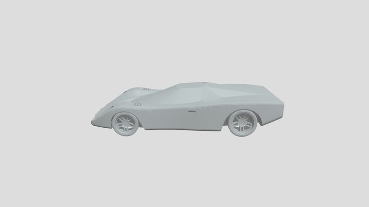 McLaren M6 GTR lowpoly for 3D-printing