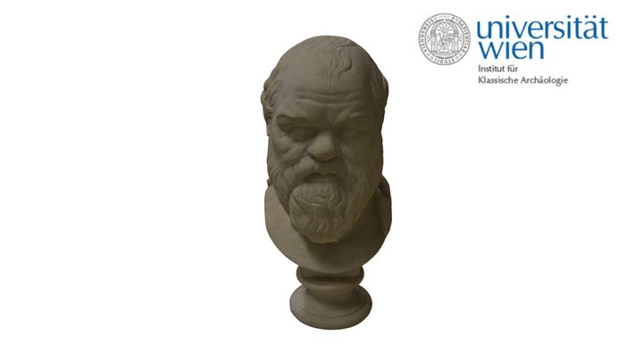 Kopf, Portrait, Sokrates, Typus A, Inv.Nr. 628a 3D Model