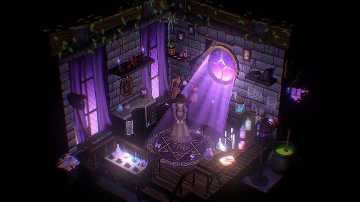 Witch's room 3D Model