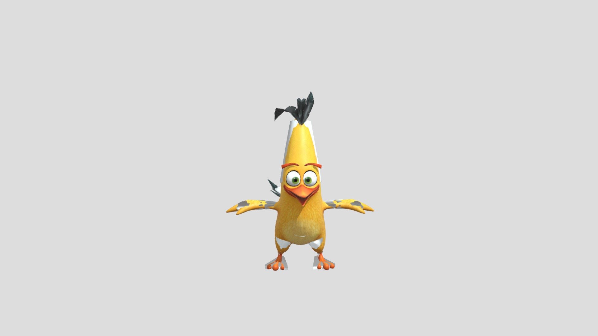 Chuck Angry Birds Download Free 3d Model By Guilherme Navarro Guinavarroal 20fafae 