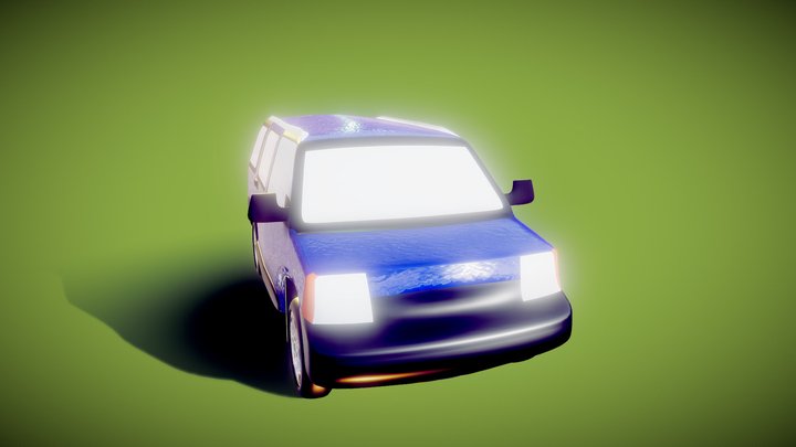Blue MPV – Free 3D Model STL
