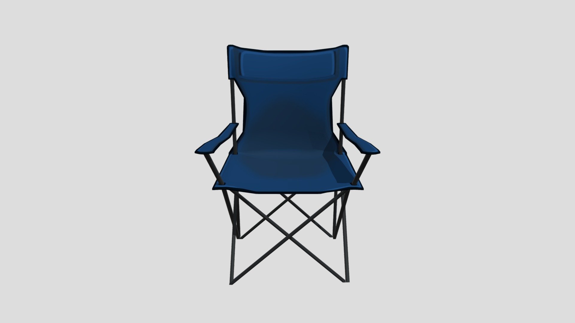 ArtStation - Camping Chair Low-Poly Game Asset