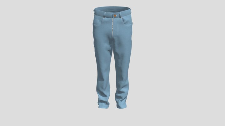 Denim Jean 3D Model