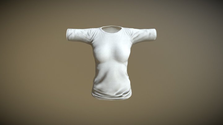 T-shirt T Pose 3D Model