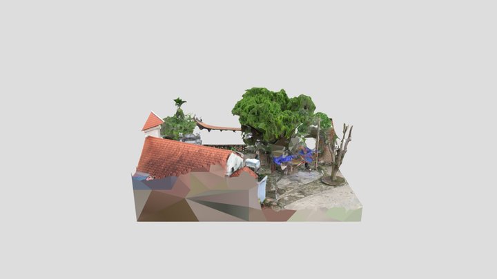 ซุ้มประตูบ่อน้ำ 3D Model