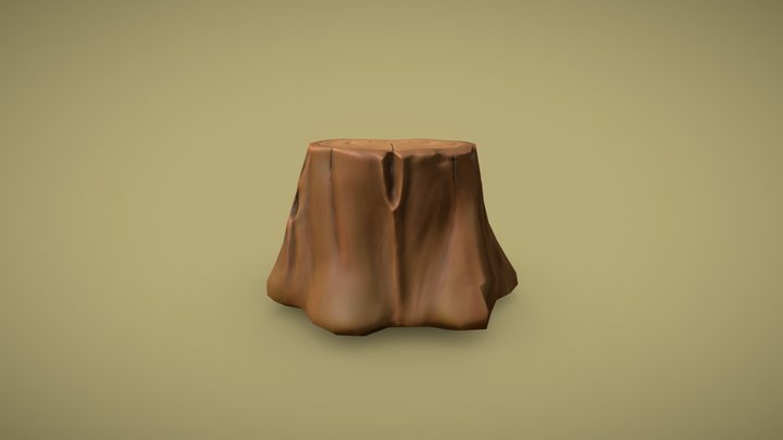 Stump 3D Model