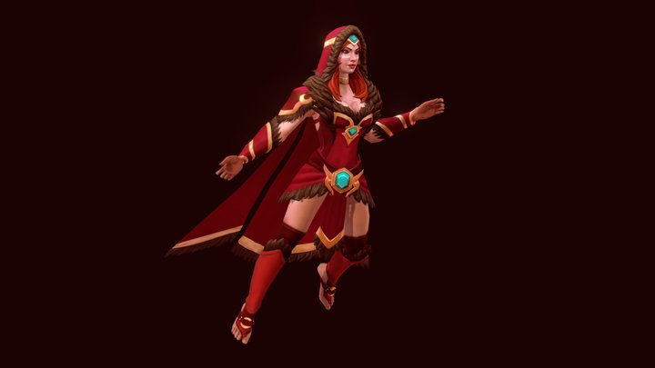 Azurewrath - Dota 2 Vengeful Spirit set - 3D model by vlad_icobet