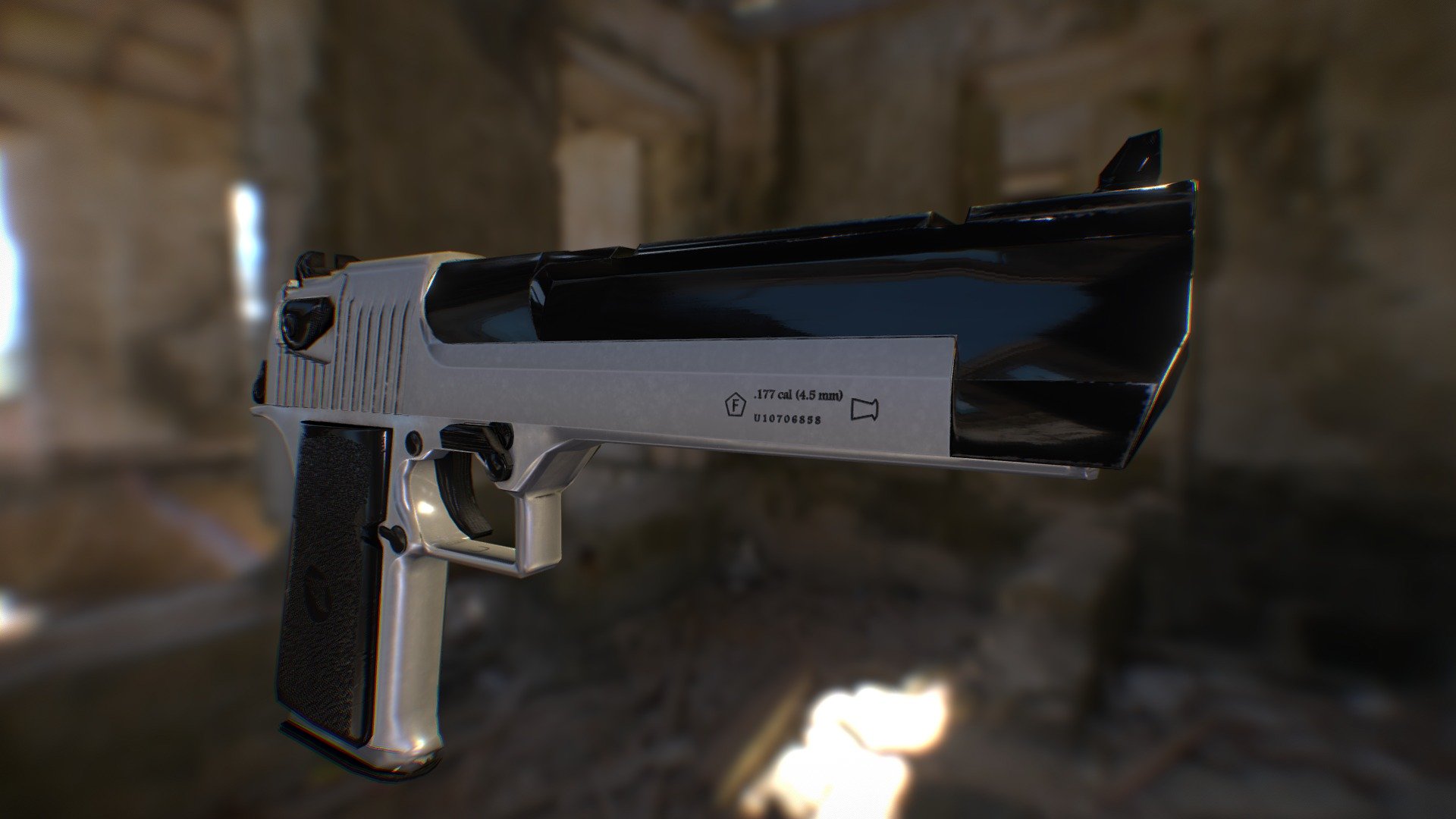 Desert Eagle (WIP !) - 3D model by KJG [20fd473] - Sketchfab