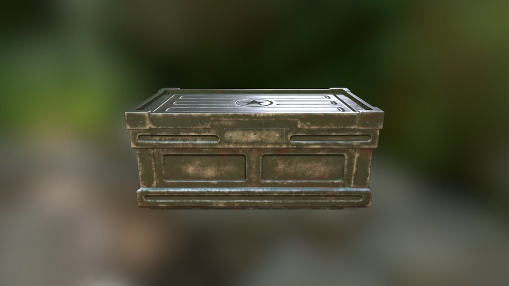 Rust Military Metal Crate 3D model by ferum [20fd729