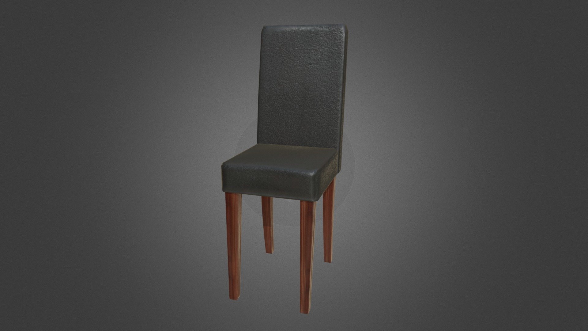 Leather chair low poly free download