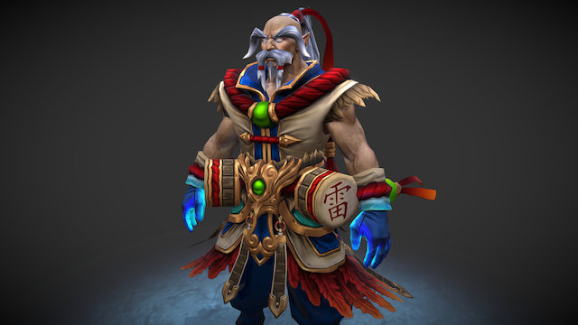 Azurewrath - Dota 2 Vengeful Spirit set - 3D model by vlad_icobet